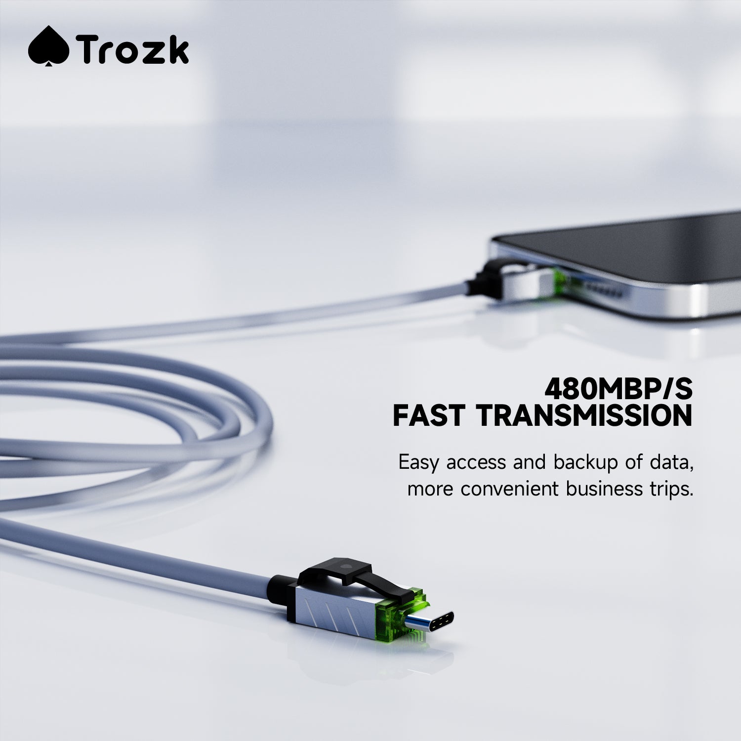 Trozk USB-C to Lightning Cable 27W