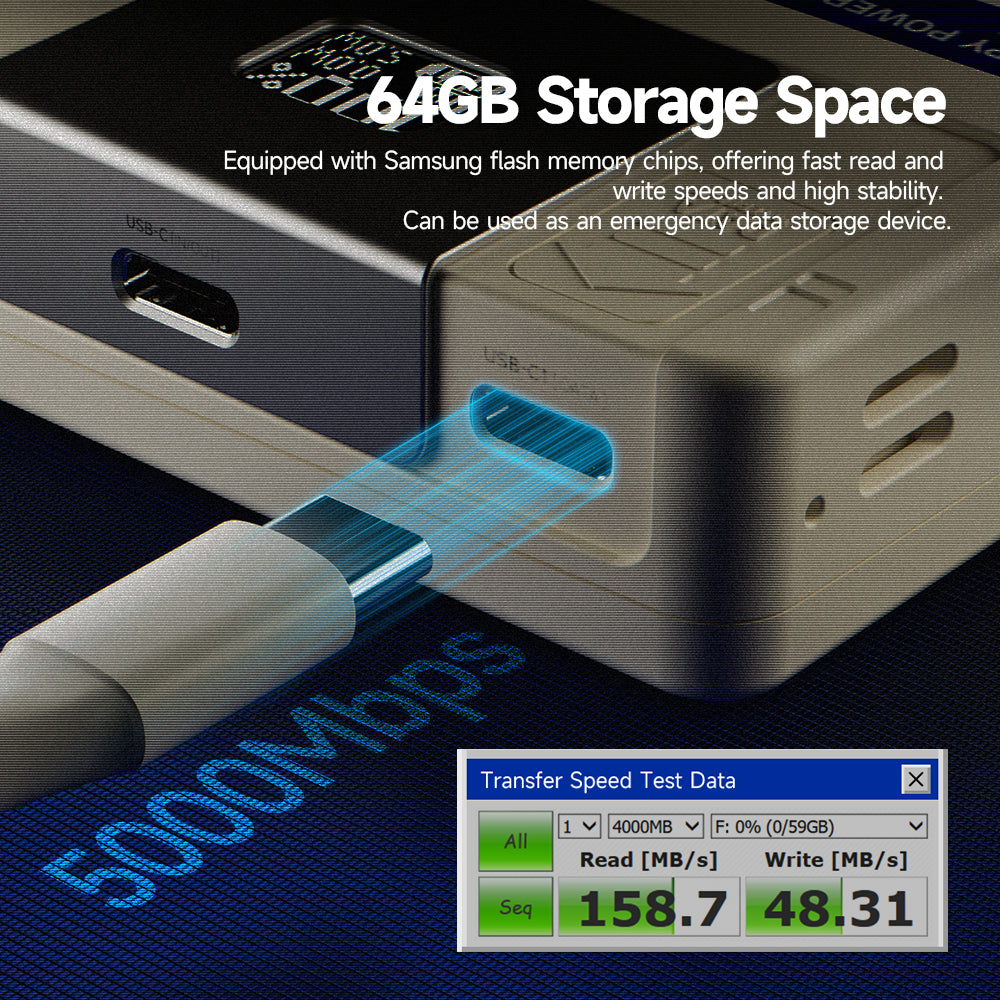 Trozk Floppy Magnetic Power Bank 10000mAh PD22.5W with storage