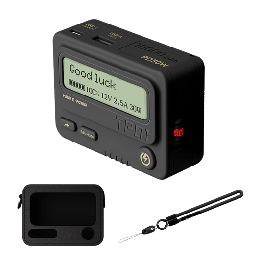 Beeper Power Bank With Leather Case