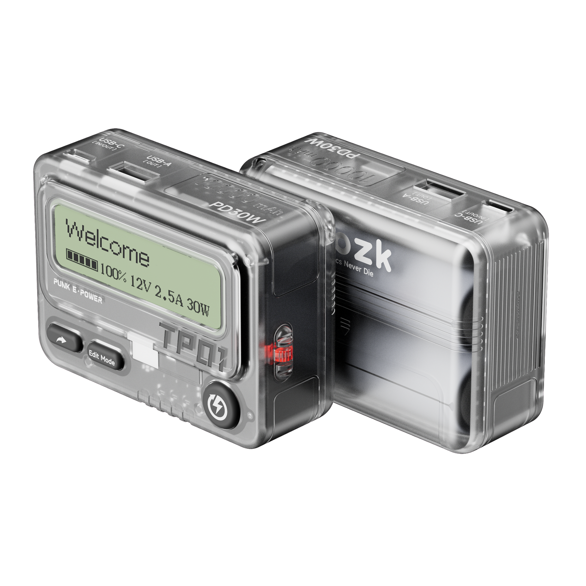 Trozk Beeper Power Bank 10000mAh PD30W with Unique Messaging Feature