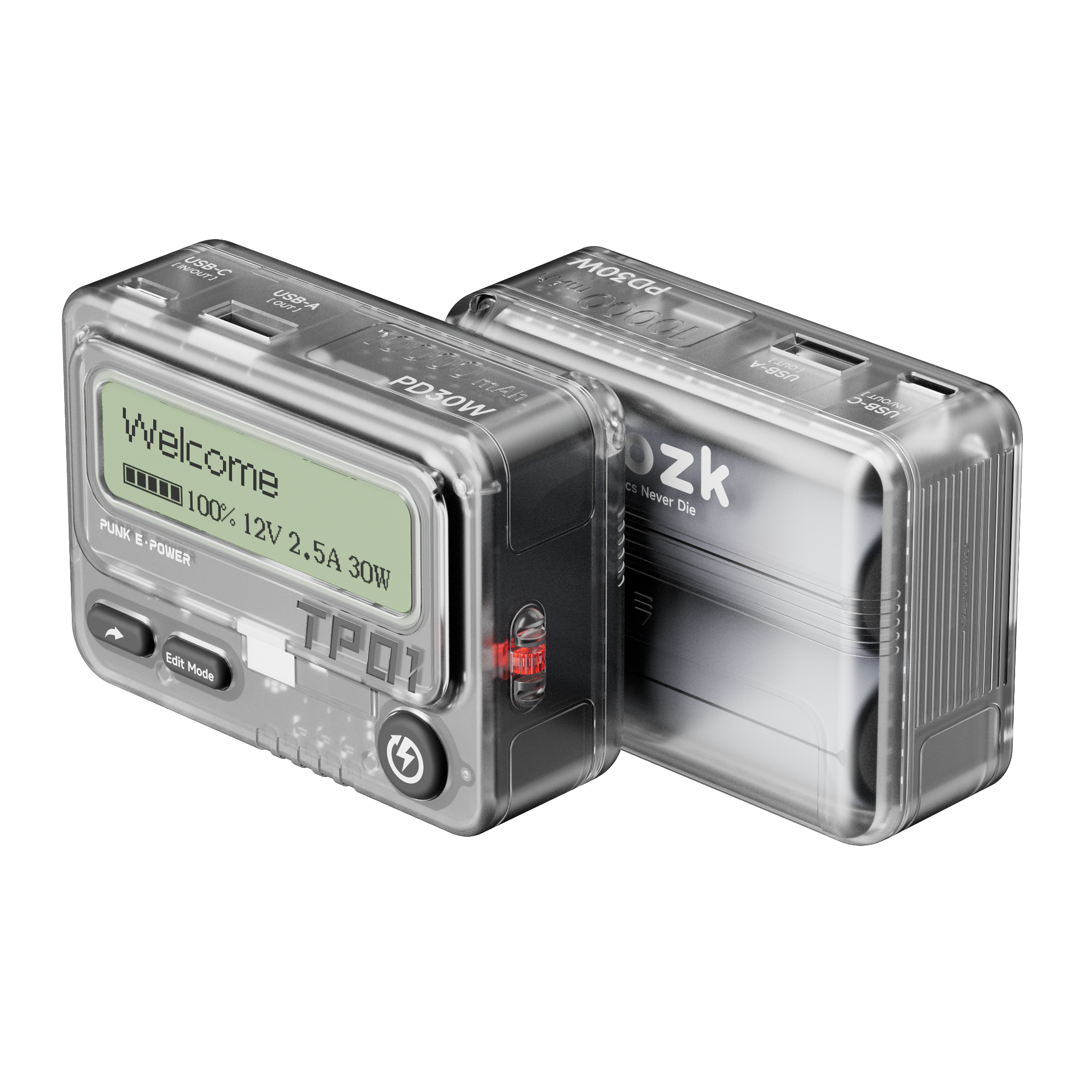 Trozk Beeper Power Bank 10000mAh PD30W with Unique Messaging Feature