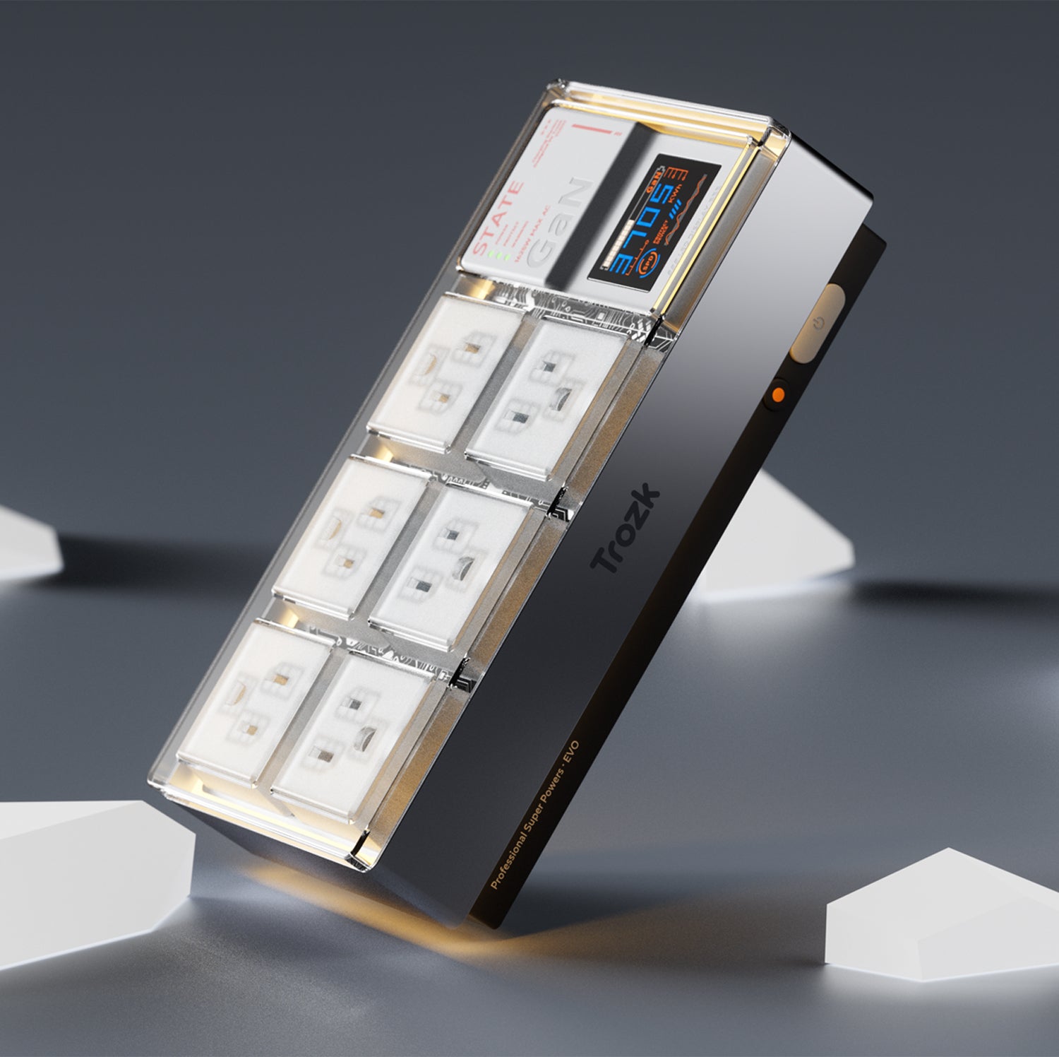 Trozk Hardcore 65 Box 65W GaN Charging Station Punk E-Power 10-in-1