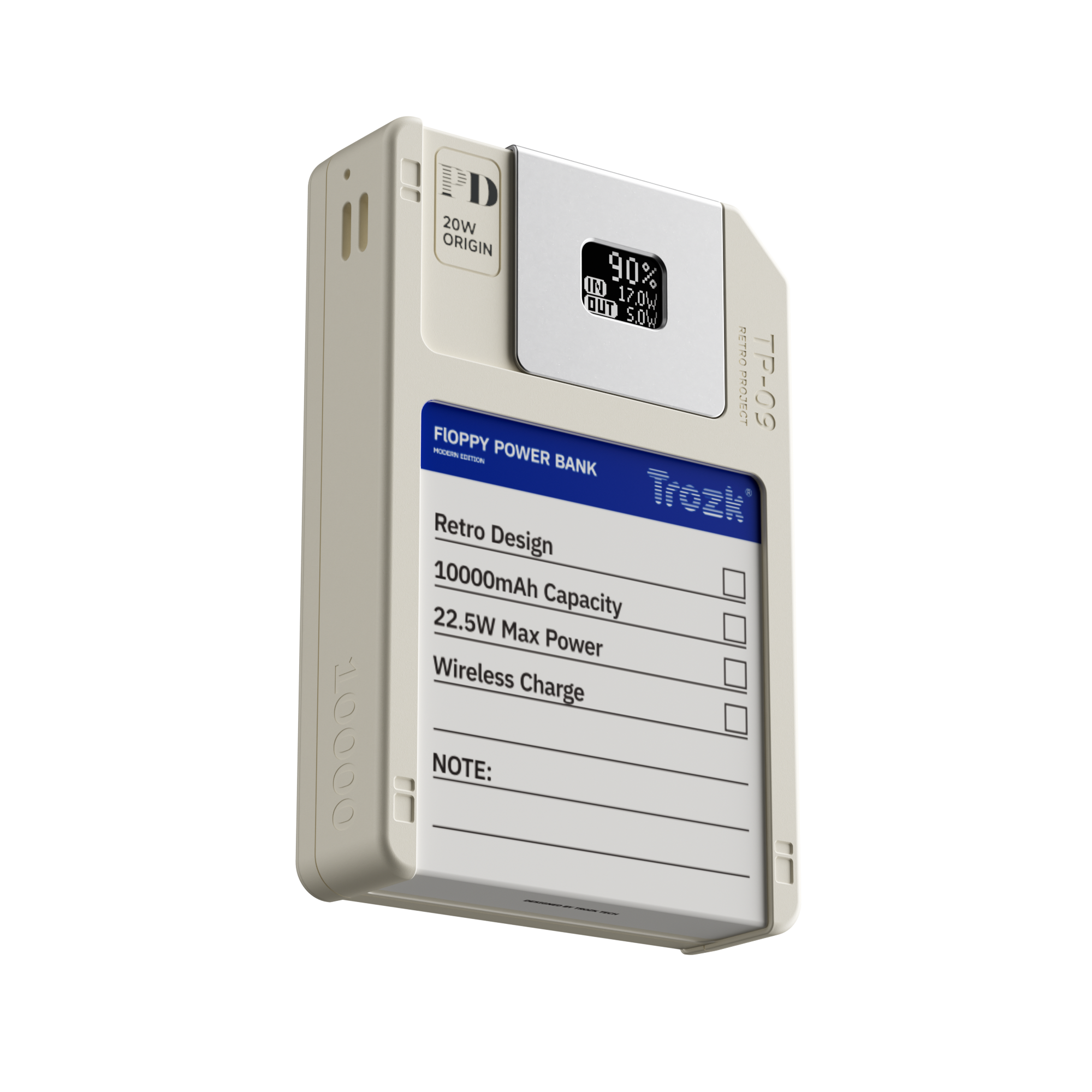 Floppy Magnetic Power Bank Without Storage