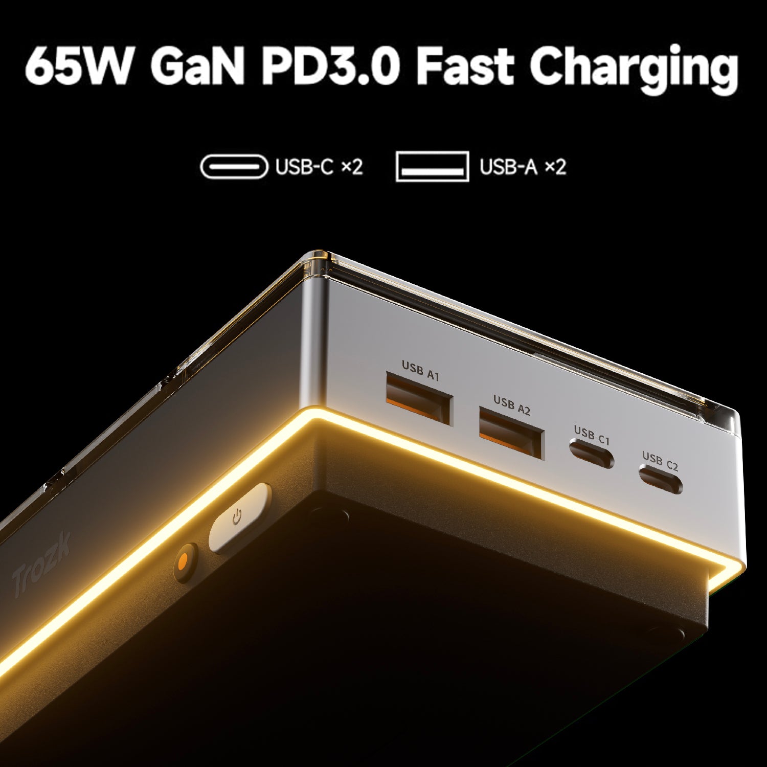 Trozk Hardcore 65 Box 65W GaN Charging Station Punk E-Power 10-in-1