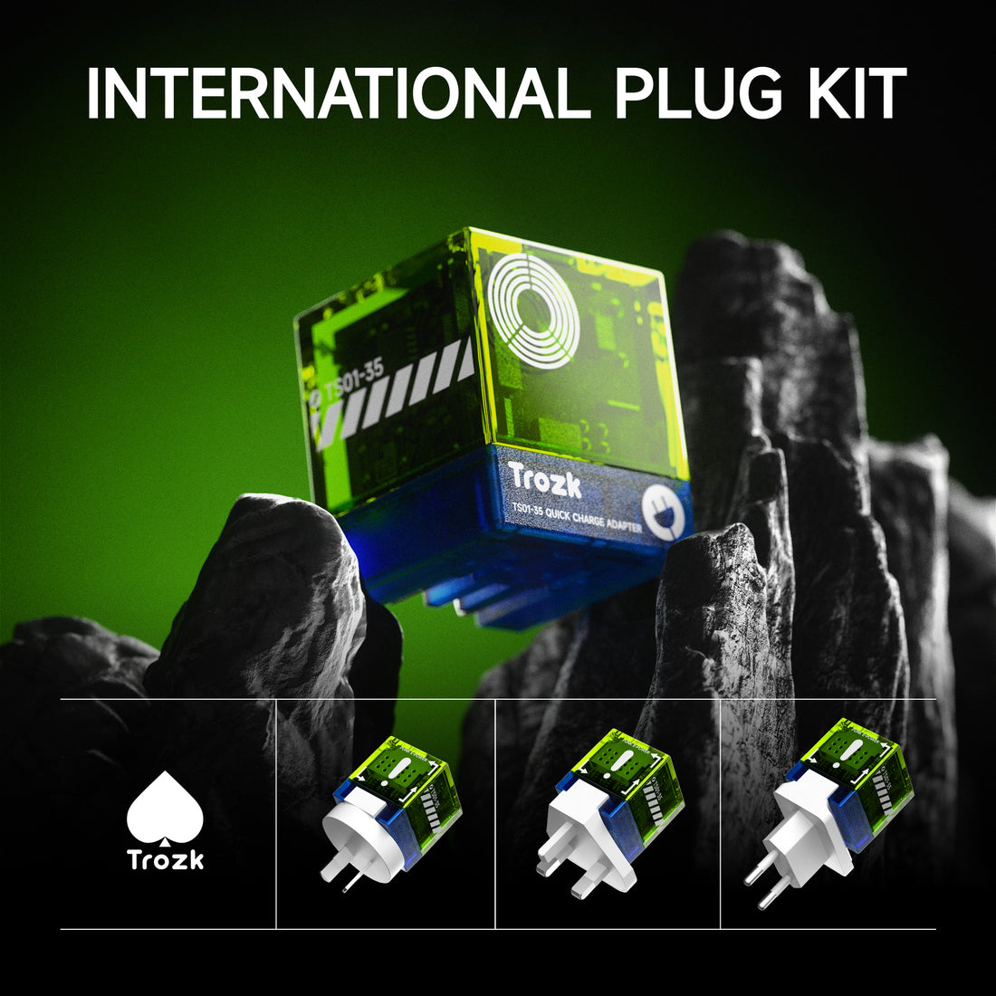 Infinity Stone Adapter With International Plug Kit – Trozk