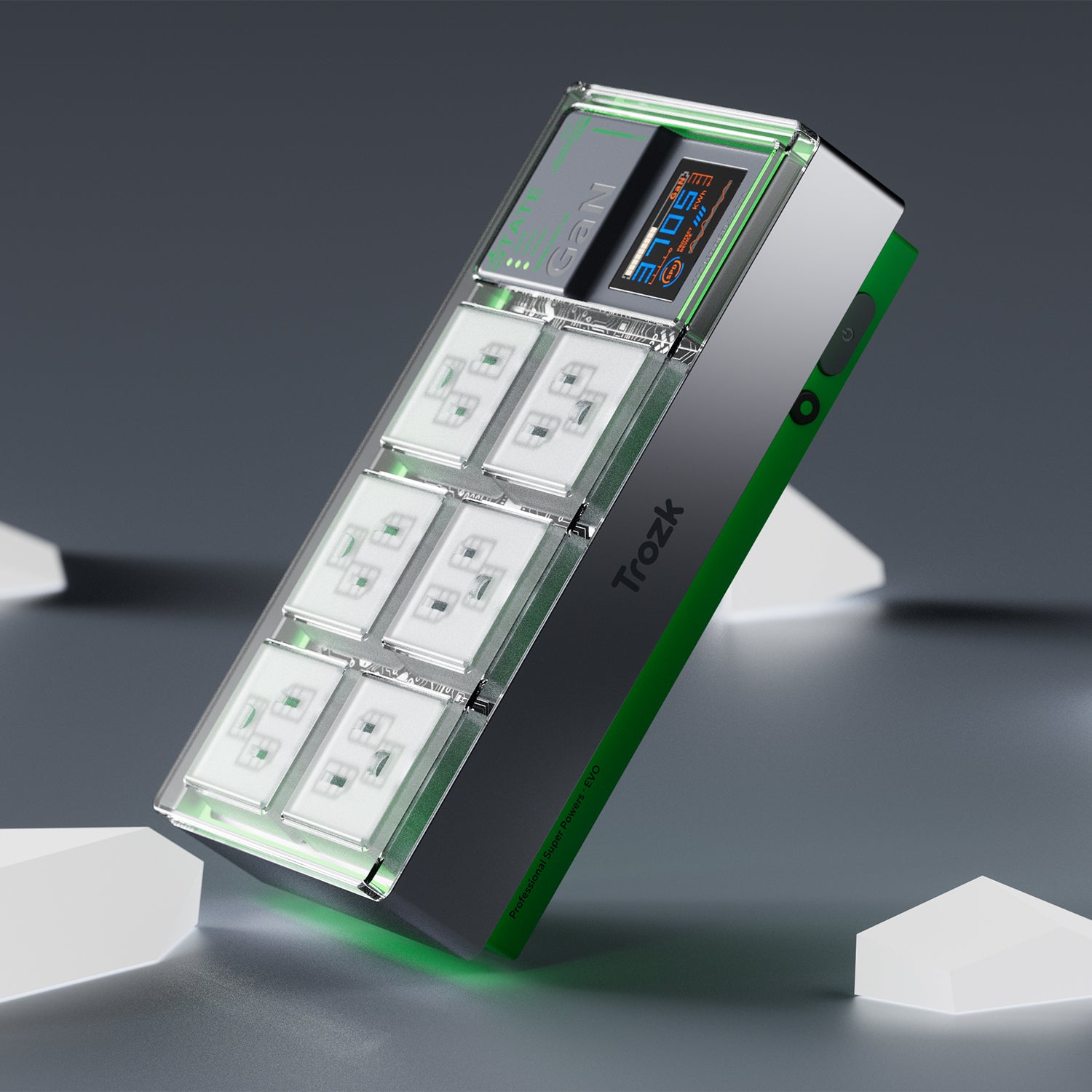 Trozk Hardcore 65 Box 65W GaN Charging Station Punk E-Power 10-in-1